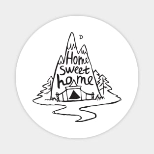 Home Sweet Home Camping Magnet